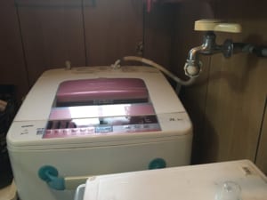 常陸太田市の洗濯水漏れ