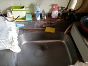 浪江町の台所水漏れ