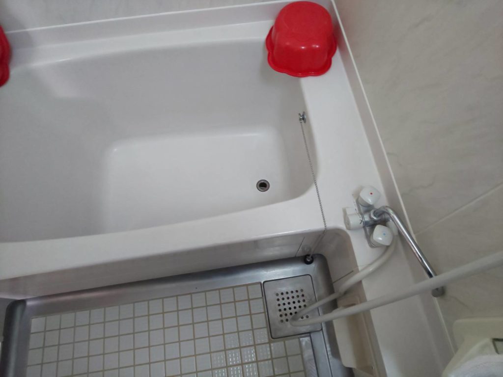 伊達市でお風呂の蛇口水漏れ修理の施工事例