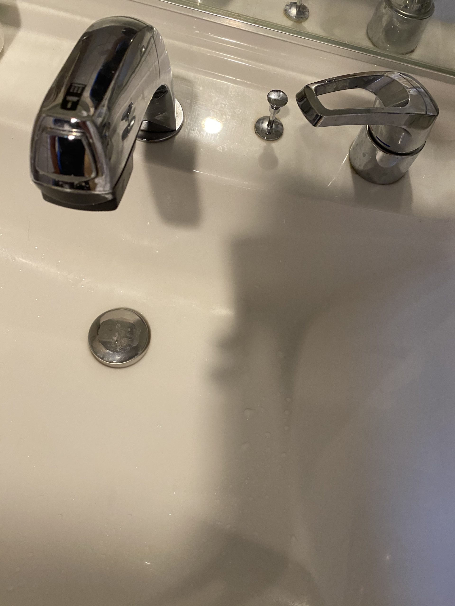 洗面の排水水漏れ