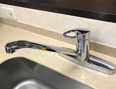 郡山市で台所の蛇口水漏れトラブルを解決しました。