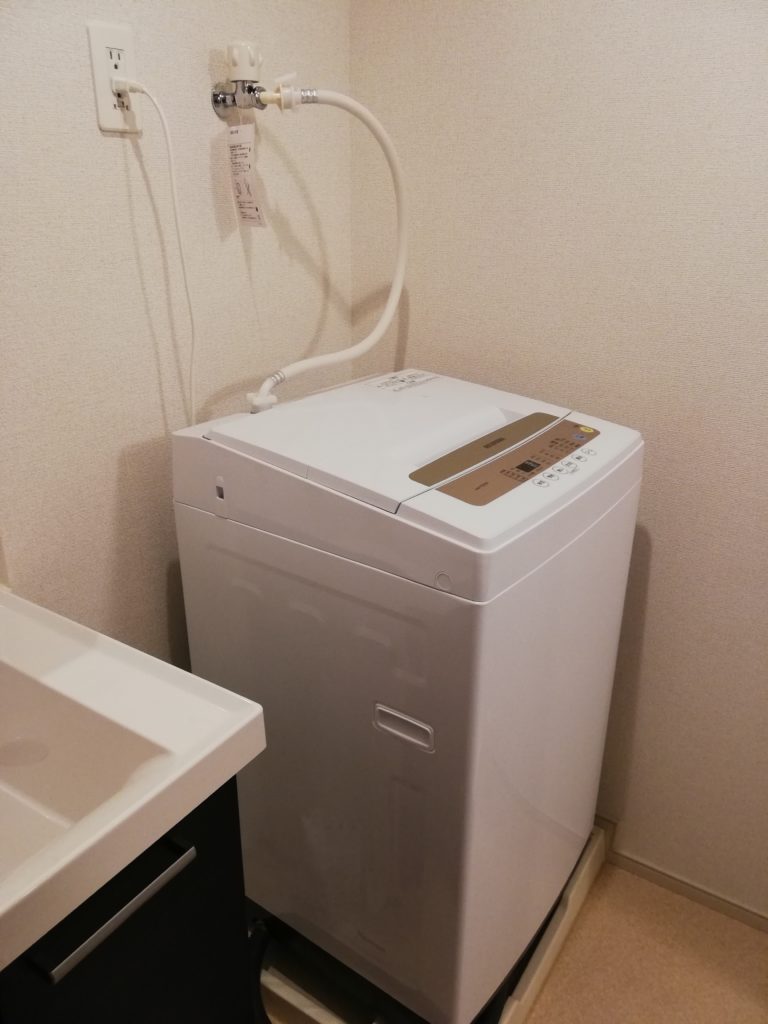 福岡県糸島市で洗濯排水の詰まり修理を行いました。